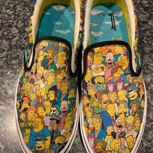 Men’s Vans Loafers (Simpson themed).  Size 7.5